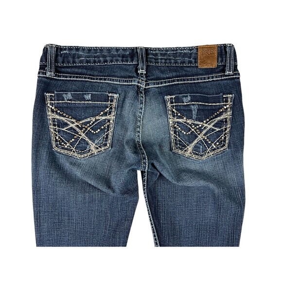 BKE Madison Skinny Jeans  Women's Size 27  Lowrise Dark Wash Stretch Denim - Picture 5 of 10